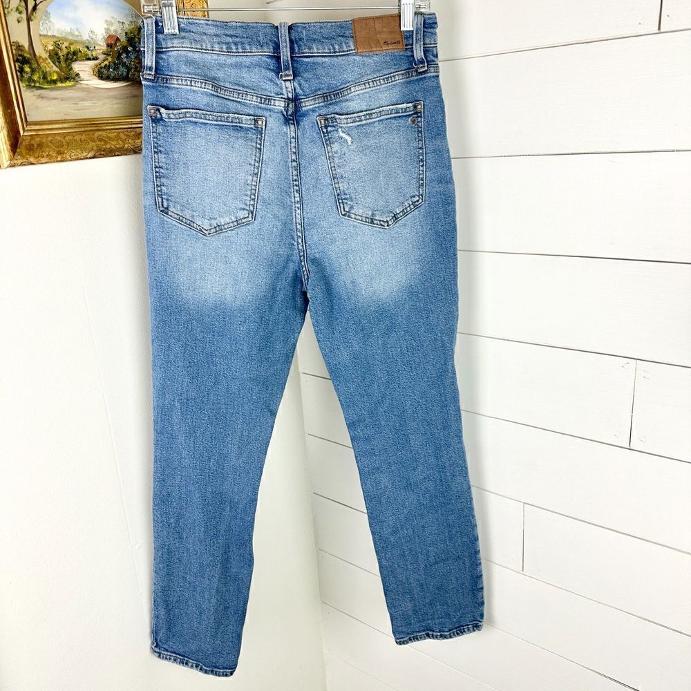 Madewell The Perfect Vintage Jean in Denman Wash Size 28 Distressed - Picture 6 of 10